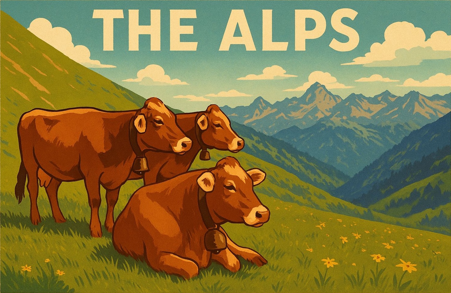 Swiss mountain image